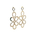 thumbnail image 1 of Smooth Eccentric Geometric Flower Dangle Earrings (L507), 1 of 2