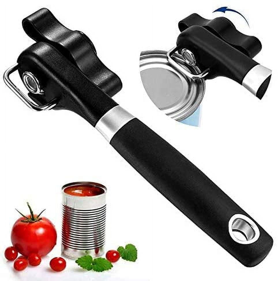  Safring Can Opener Manual, Handheld Strong Heavy Duty Stainless  Steel Can Opener, Comfortable Handle, Sharp Blade Smooth Edge, Can Openers  with Multifunctional Bottle Opener : Home & Kitchen