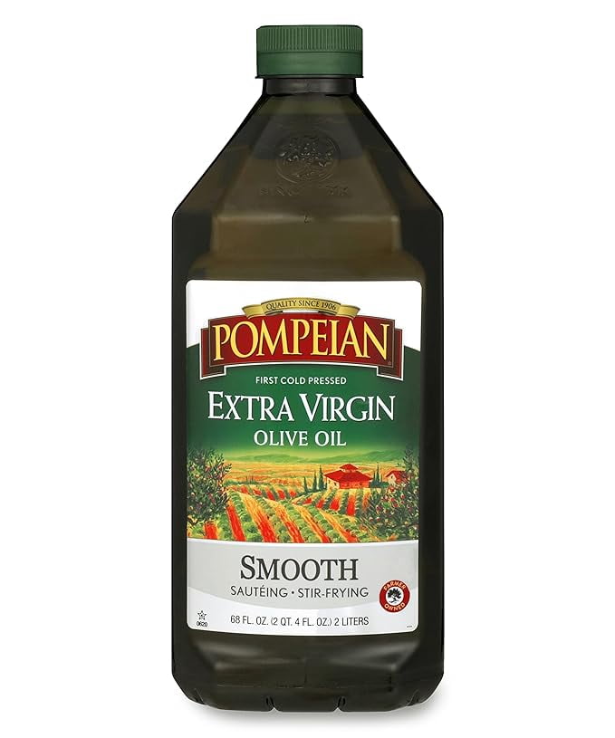 Smooth Extra Virgin Olive Oil, Contains Polyphenols, First Cold Pressed, 68 Fl Pack of 1