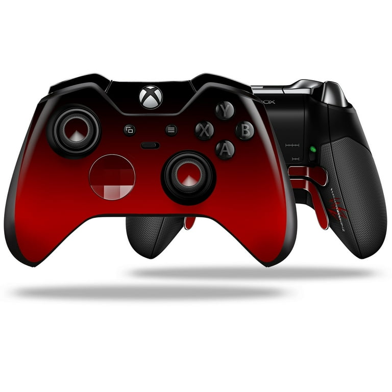 Smooth Fades Red Black Decal Style Skin fits Microsoft XBOX One