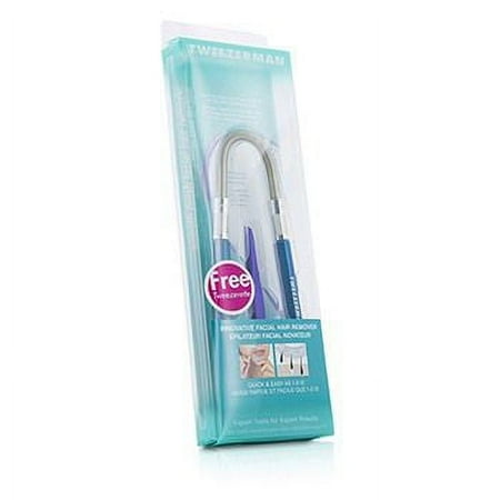 Smooth Finish Facial Hair Remover - Blue (With Purple Slant Tweezerette) 2pcs