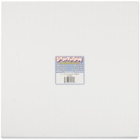 Smooth Foam Crafter's Foam - Sheet, 12" x 12" x 5/8"