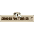 thumbnail image 1 of Smooth Fox Terrier Street Sign | Indoor/Outdoor | Dog Lover Funny Home Décor for Garages, Living Rooms, Bedroom, Offices | SignMission personalized gift | 24" Wide, 1 of 5