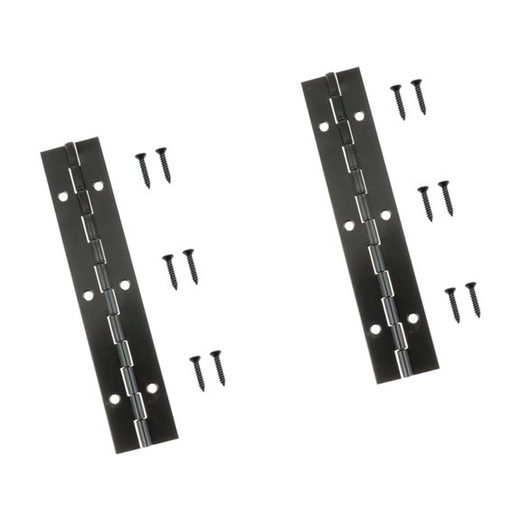 Smooth Function Piano Hinge with Pre-Attached Screws Easy Install for Various Door Sizes