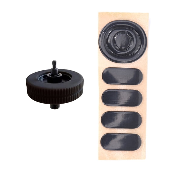 Smooth Glides Black Mouse Wheel and AntiSlip Feet Stickers for G304 G305 Accuracy in