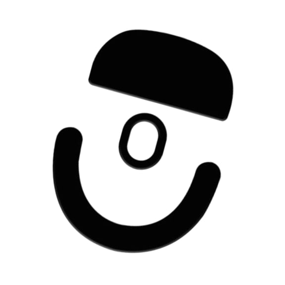 Smooth Glides PTFE Gaming Mouse Skates 0.8mm Thickness Upgraded Enhances Mouse Glides For MCHOSE RE