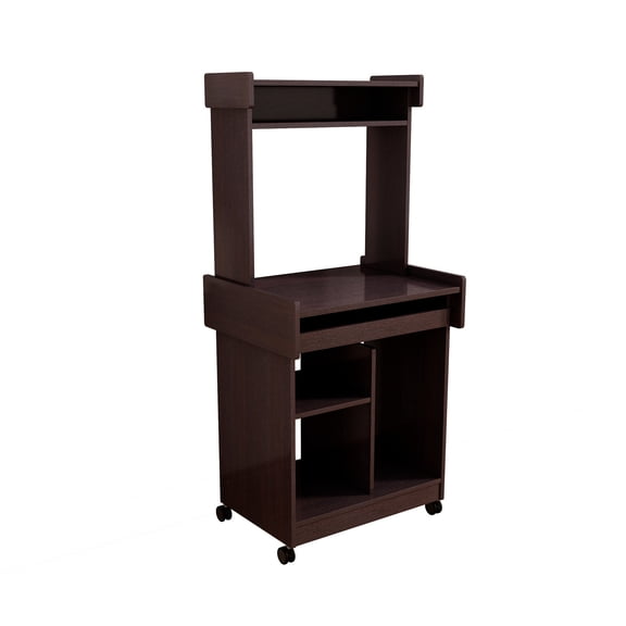 Smooth Gliding Shelves - Transform into a Microwave or Coffee Station with Space - Saving Features