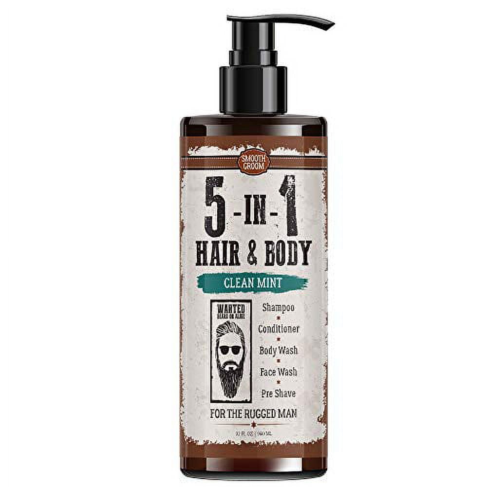 Smooth Groom 5 in 1 Total Body Care Clean Mint Hand Wash Body Hair Face