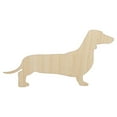 thumbnail image 1 of Smooth Haired Dachshund Dog Solid Wood Shape Unfinished Piece Cutout Craft DIY Projects - 6.25 Inch Size - 1/8 Inch Thick, 1 of 7