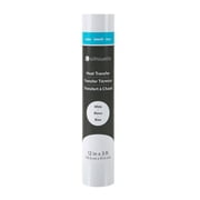 Silhouette Smooth Heat Transfer Vinyl - 12" x 36" Roll - Matte Finish - White