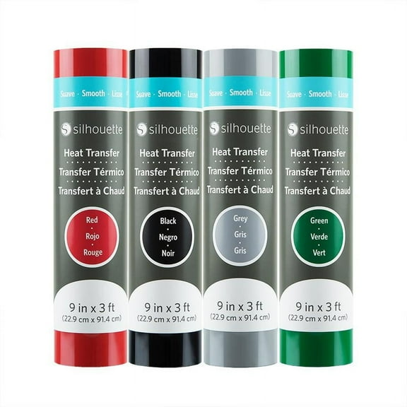 Silhouette Smooth Heat Transfer Vinyl - 9" x 36" - White