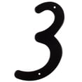 thumbnail image 1 of Smooth House Number, #3, 4 Inches, Matte Black by Stone Harbor Hardware, 1 of 1