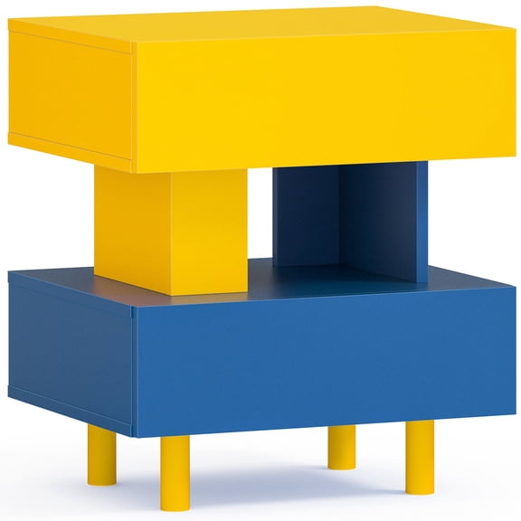 Smooth & Irregular - Large Drawer Space - Playroom - Personalized Nightstand