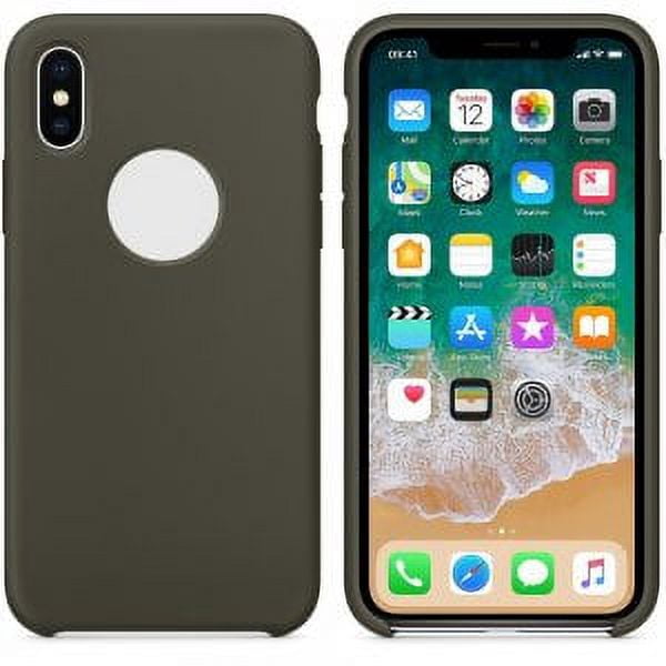 Iphone Dark Olive Silicone Case 'Beauty Is Good For The Soul