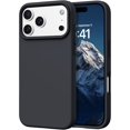 thumbnail image 1 of Smooth Liquid Silicone Case for iPhone 17 Pro Max 6.9", Shockproof Protective Phone Cover，Black, 1 of 6