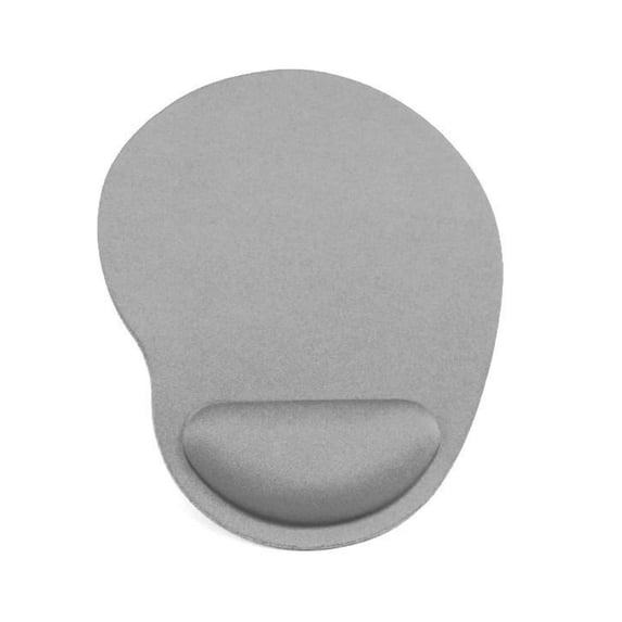Smooth Lycra Material Mouse Pad, Ergonomic Mouse Pad With Reduce Wrist Pain Design, Gift-Worthy With Eco-Friendly Materials For Professionals (Gilver)