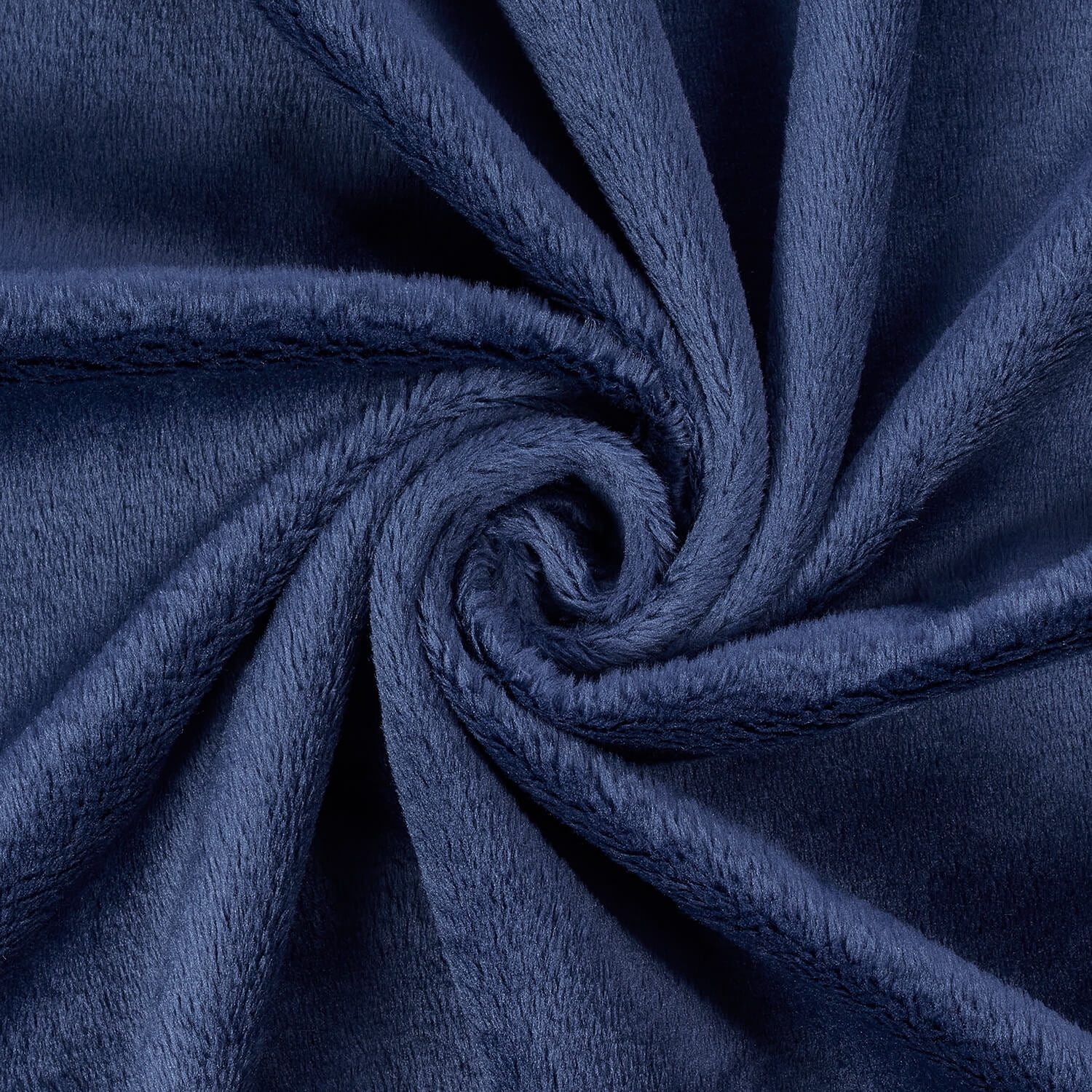 Navy Blue Anti-Pill Polar Fleece Fabric by the Yard