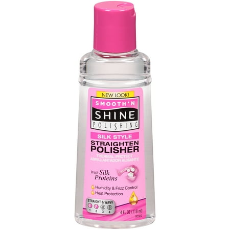 Smooth 'N Shine Silk 'n Sleek Heat Protect Straighten Hair Polisher, 4 Ounce