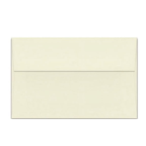Smooth NATURAL WHITE A8 Envelopes 32T - 50 PK -- Quality A8 (5-1/2-x-8-1/8) 5X8 Large Invitation, Social and Announcement Envelopes