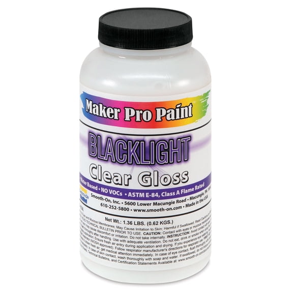 Smooth-On Maker Pro Blacklight Top-Coating Medium - Gloss, 16 oz