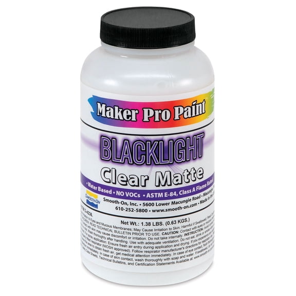 Smooth-On Maker Pro Blacklight Top-Coating Medium - Matte, 16 oz