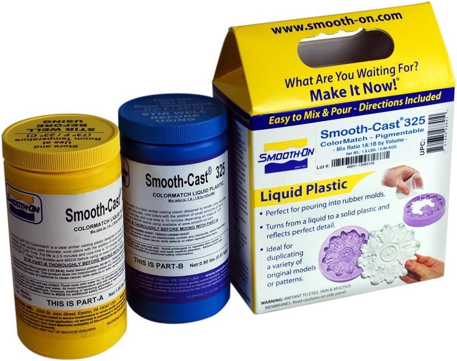 Smooth-On Smooth-Cast 325 ColorMatch Liquid Plastic Compound Smooth Cast  325 