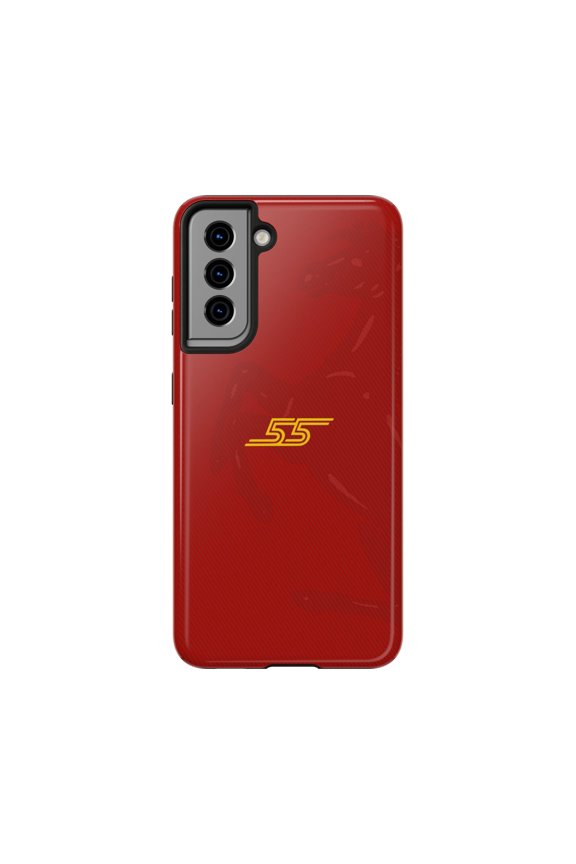 Samsung Galaxy S21 Carlos Sainz Red Phone Case