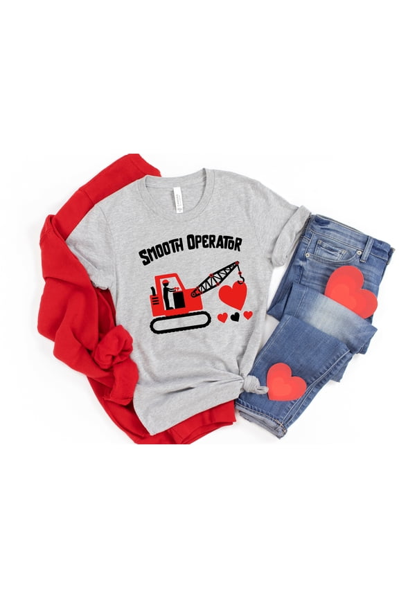 Smooth Operator Shirt Valentines Day Shirt s Love Shirt Construction Valentines Day Shirt