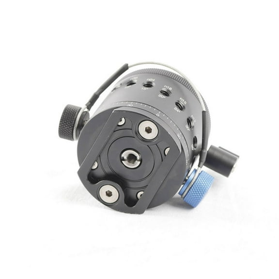 Smooth Panoramic Tripod Head,Panoramic Indexing Rotators 10 Indexed Positions, Perfect For Photographer, Aluminum Alloy