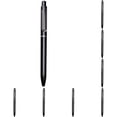 thumbnail image 1 of Smooth Plastic Retractable Pens 0.5mm Black Ink Optimal for Journaling Note Taking Handwriting Office, 1 of 5