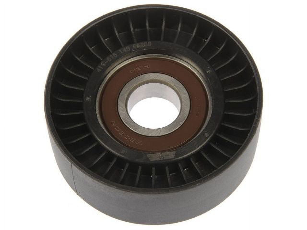 Smooth Pulley Accessory Belt Idler Pulley - Compatible with 2007 - 2011 Jeep Wrangler 3.8L V6 2008 2009 2010