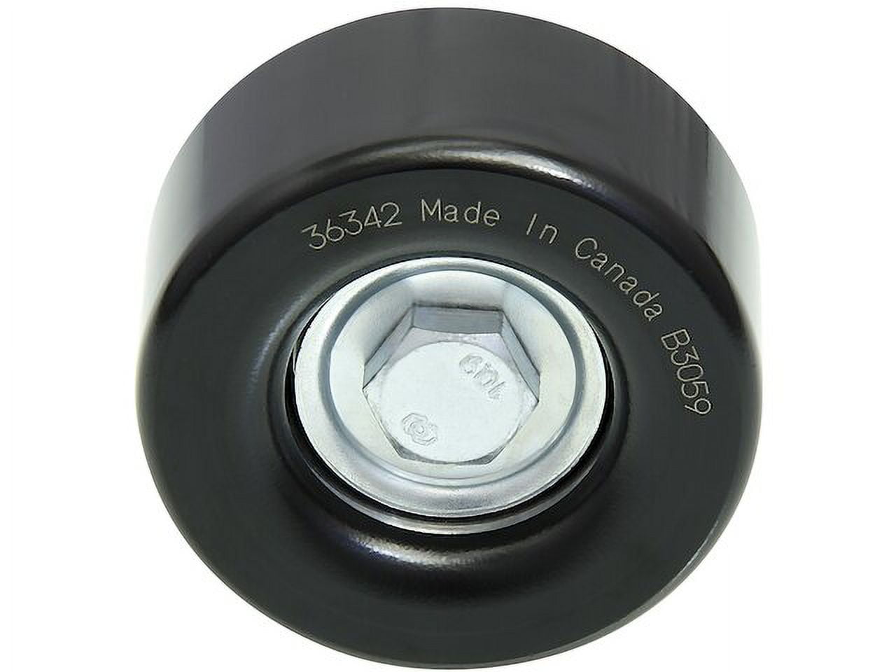 Smooth Pulley Accessory Belt Idler Pulley - Compatible with 2008 - 2013 INFINITI G37 3.7L V6 GAS 2009 2010 2011 2012