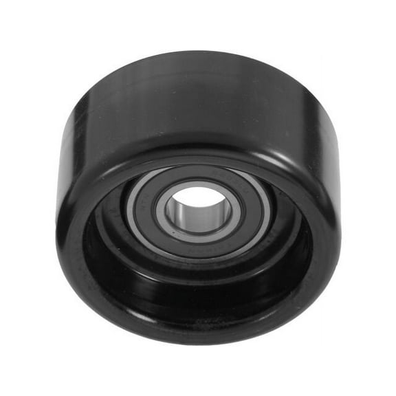 Smooth Pulley Drive Belt Tensioner Pulley - Compatible with 2002 - 2014 Honda CR-V 2.4L 4-Cylinder 2003 2004 2005 2006 2007 2008 2009 2010 2011 2012 2013