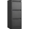 thumbnail image 1 of Smooth Pulling 3-Drawer Filing Cabinet with Lock for Office Easy Access, 1 of 7
