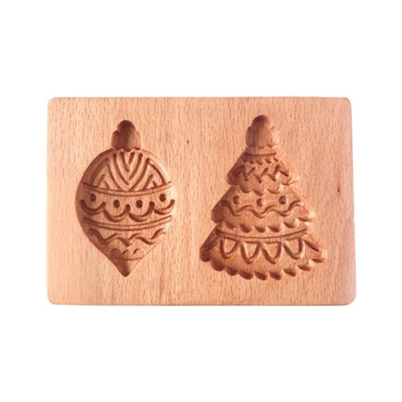 Smooth Releases Wooden Biscuits Molds Handcrafted For Cookie Chocolate Candy Crafting