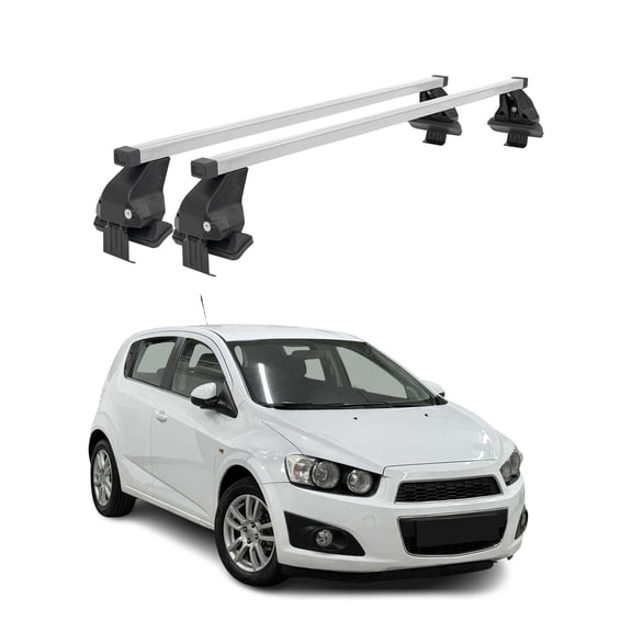 Smooth Roof Rack For Chevrolet Sonic Hatchback 2012-2016 Silver Cargo Carrier
