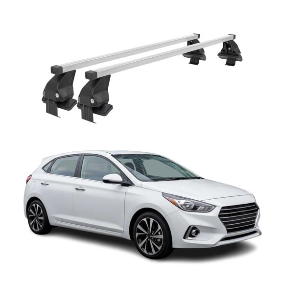 Smooth Roof Rack For Hyundai Accent Hatchback 2018-2023 Cargo Carrier Cross Bar