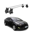thumbnail image 1 of Smooth Roof Racks Cross Bars Carrier for Hyundai Elantra 2011-2016 Sedan Gray 2x, 1 of 10