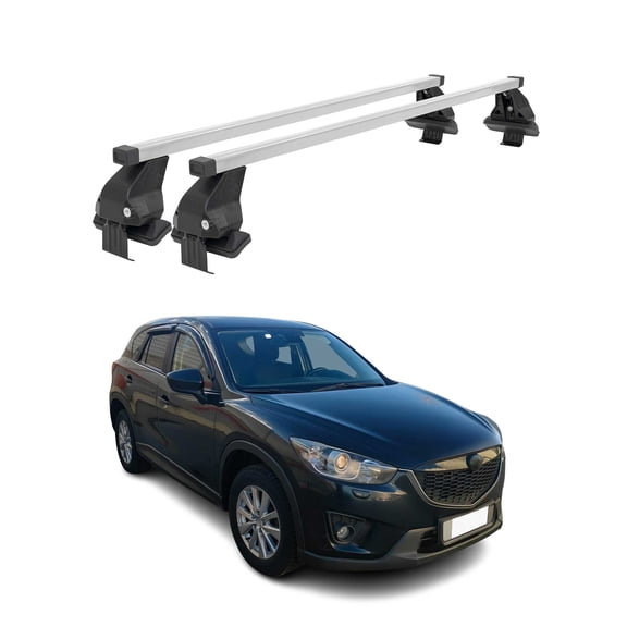Smooth Roof Rack For Mazda CX-5 2013-2015 Silver Carrier Top Cross Bar Luggage