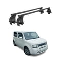 thumbnail image 1 of Smooth Roof Racks Cross Bars Luggage Carrier for Nissan Cube 2009-2014 Black 2x, 1 of 10