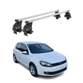 thumbnail image 1 of Smooth Roof Racks Cross Bars Luggage Carrier for VW Golf Mk6 2010-2014 Gray 2Pcs, 1 of 10