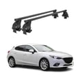thumbnail image 1 of Smooth Roof Racks Cross Bars Carrier for Mazda 3 Hatchback 2014-2018 Black 2Pcs, 1 of 10
