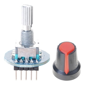 Smooth Rotation Potentiometer Module With Mechanical Resets Function 360 Degree Control For Circuit Development Projects