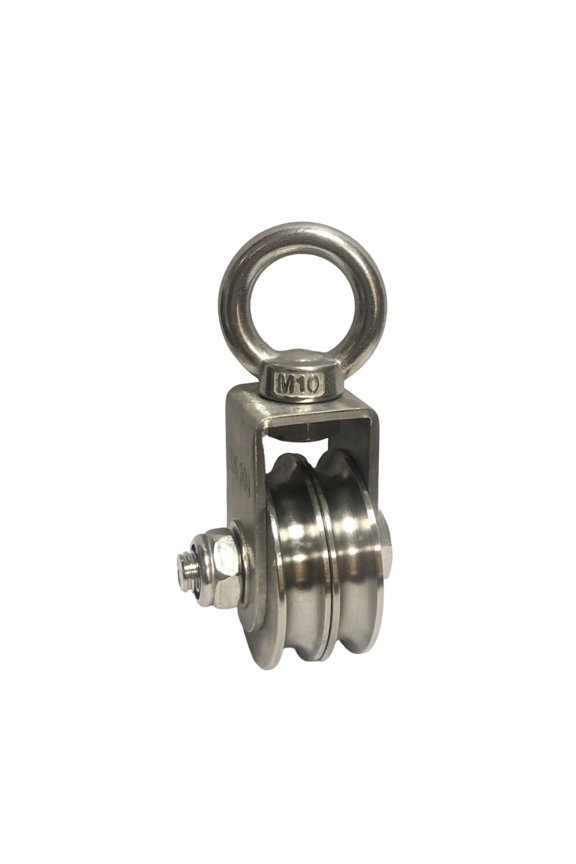 Smooth Running 200kg Capacity Bearing Pulley Strong Pulley Wheel Warehouse Lifting Pulleies For Rope And Cable Systems