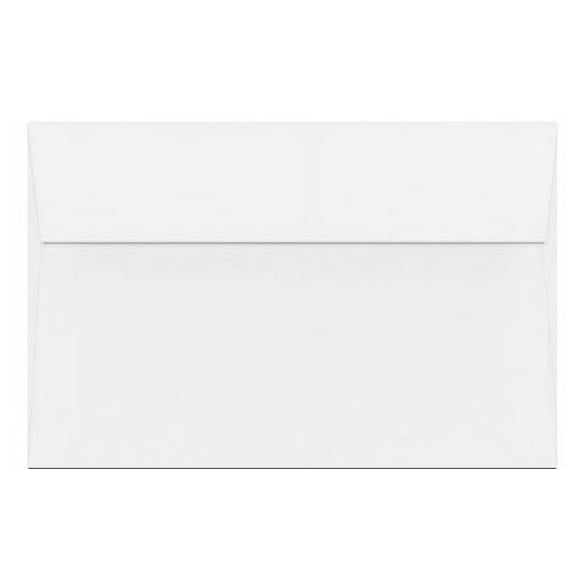 Smooth SOLAR WHITE A9 Envelopes 32T - 250 PK -- Quality A9 (5-3/4-x-8-3/4) holds letter paper folded in half Large Invitation, Social and DIY Greeting Envelopes