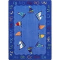 thumbnail image 1 of Joy Carpets Kid Essentials Smooth Sailing 10'9" x 13'2" Area Rug in Color Multi, 1 of 2