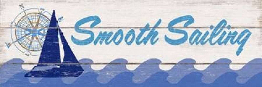 Smooth Sailing Canvas Art - Sam Appleman (12 x 36)
