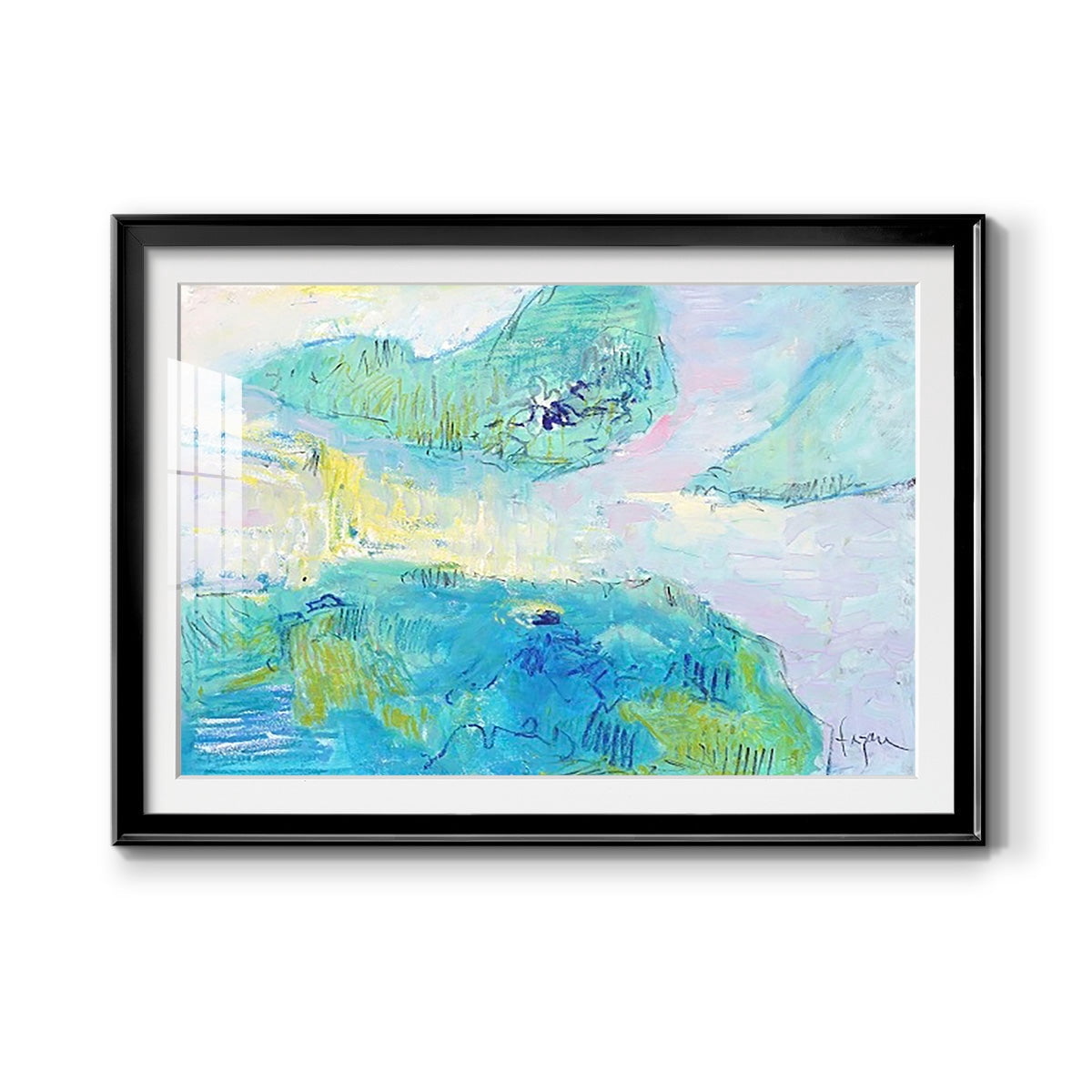 Smooth Sailing in the Heartland Premium Framed Print - Ready to Hang