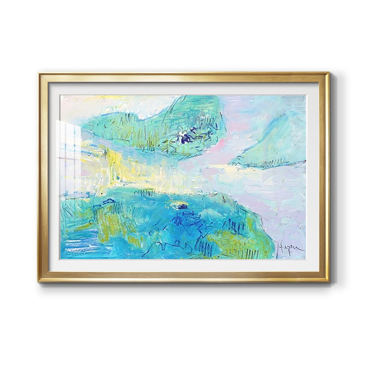 Smooth Sailing in the Heartland Premium Framed Print - Ready to Hang