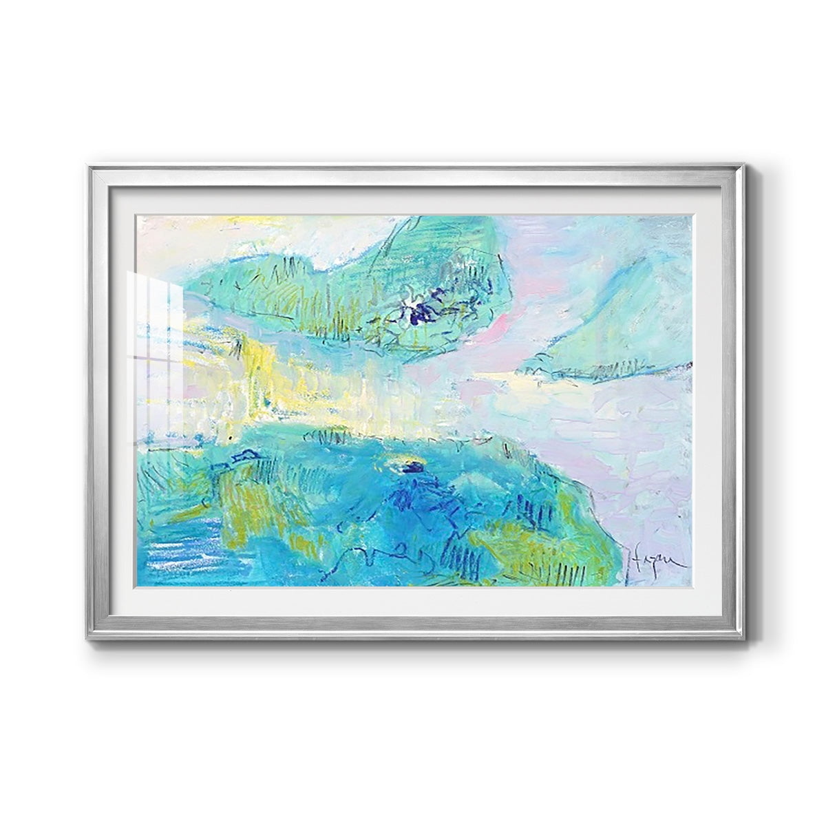 Smooth Sailing in the Heartland Premium Framed Print - Ready to Hang